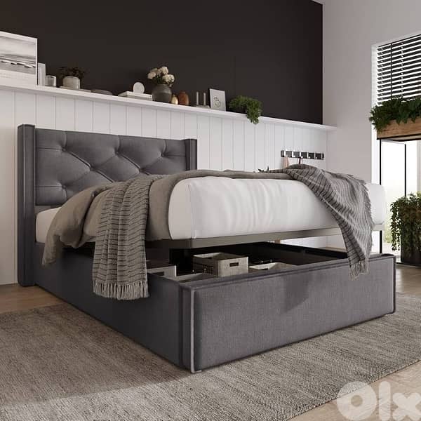 Single Bed, 90 x 200 cm, with Metal Slatted Base 0