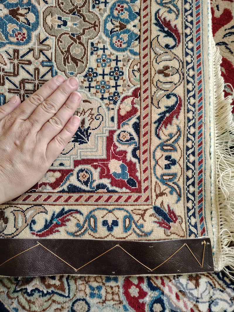 Premium Na'in carpet wool and silk 270 by 175 1