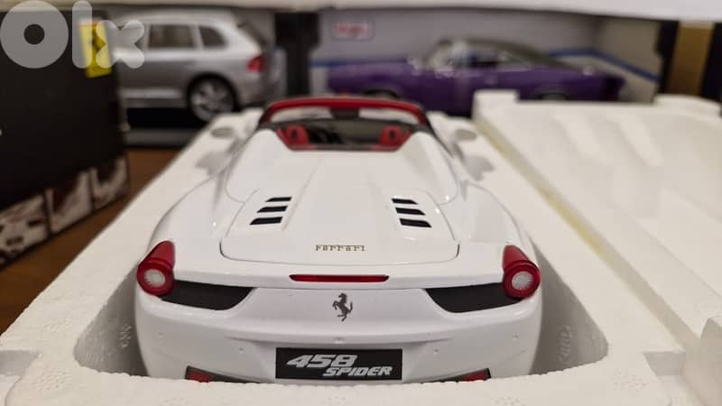 Diecast Ferrari 458 Italia - Hotwheels Elite 1:18 1