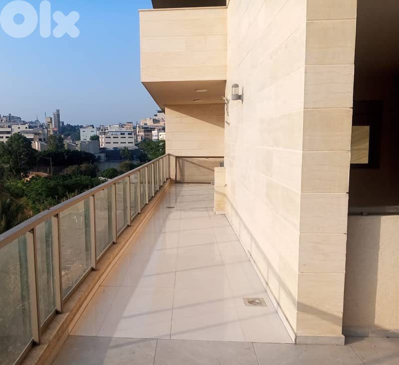 Apartment + Terrace For Sale In Hazmieh شقة للبيع في الحازمية 0