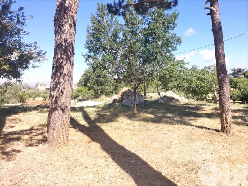 1295 SQM Land in Hammana, Baabda Overlooking the Mountains 1