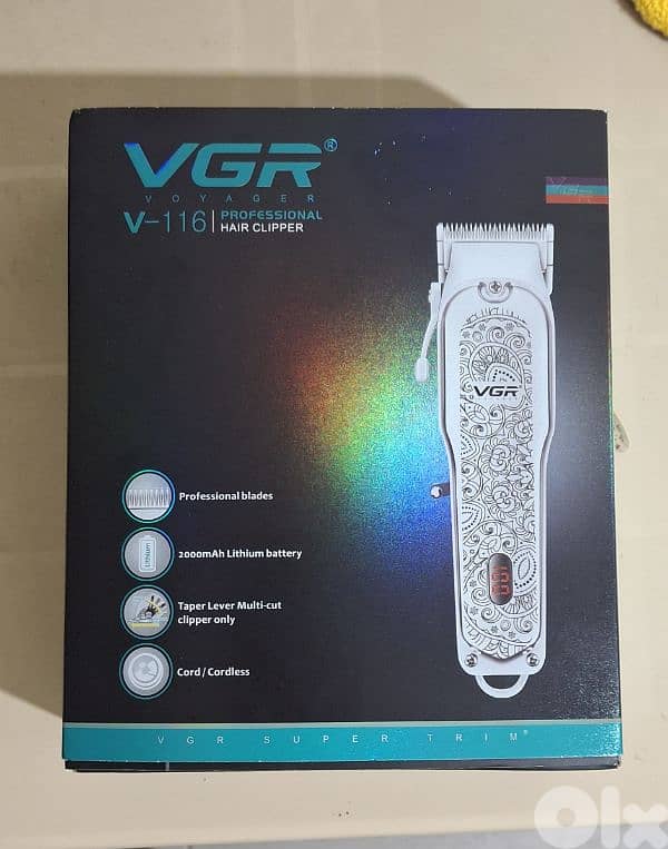 VGR V-116 Professional Hair Clipper 0