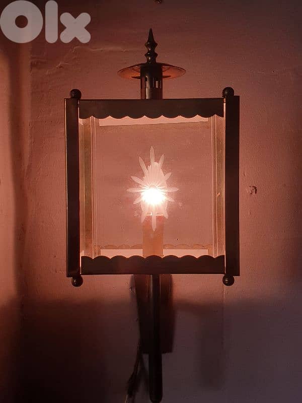 2 french bronze wall lights 1