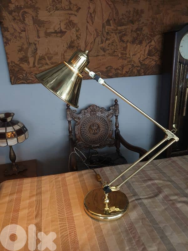english brass desk lamp 1
