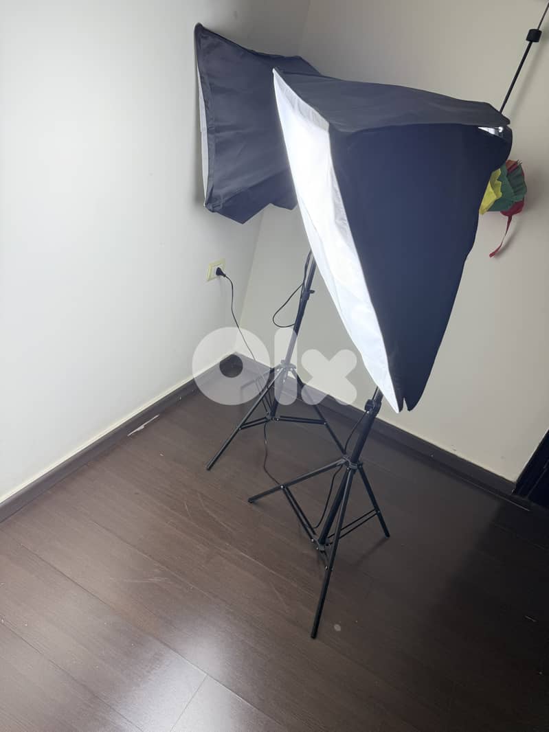 Two filming lights 1