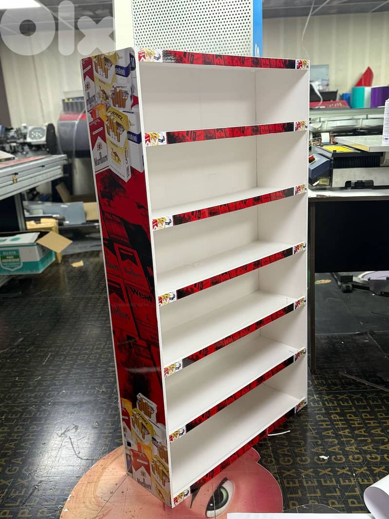 Plastic retail display stand 14
