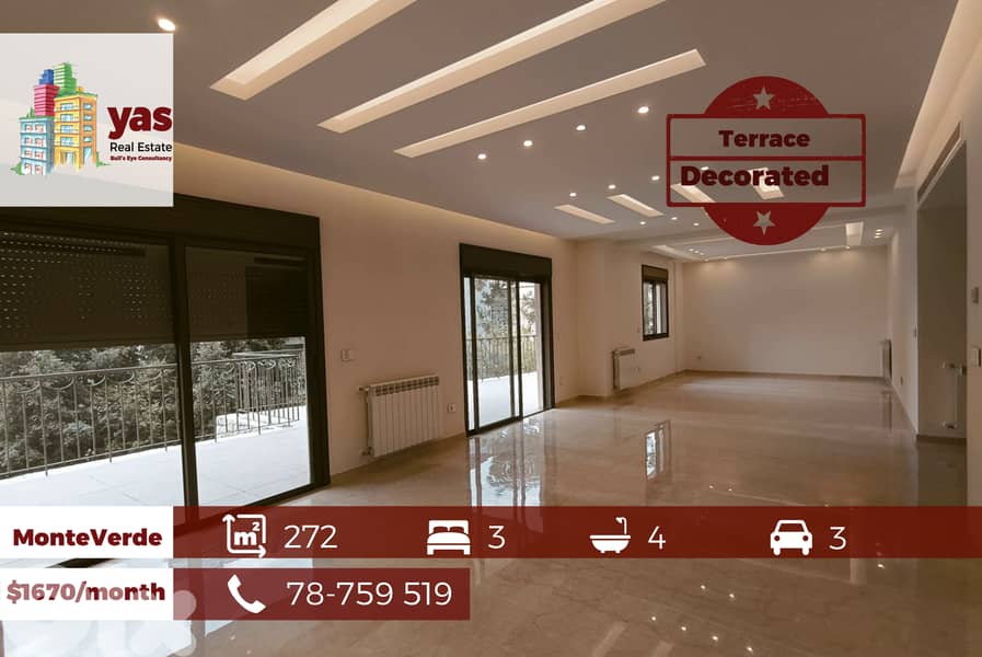 MonteVerde 272m2 | Terrace/Garden | Decorated | Calm Area | AA 0