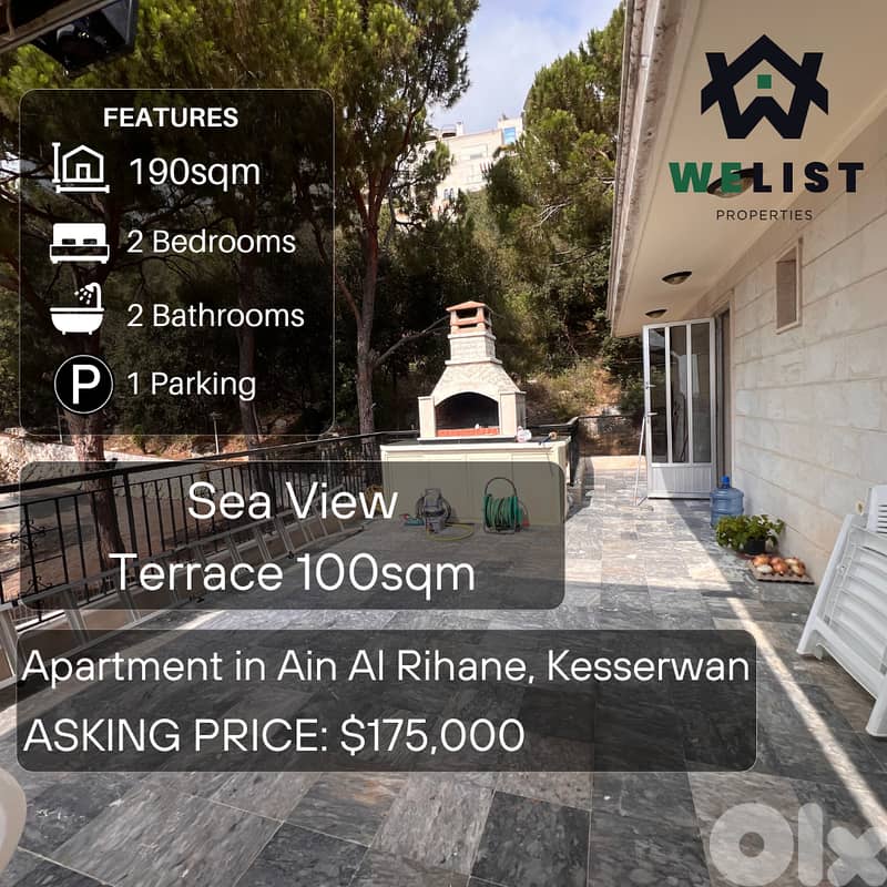 Apartment for sale in Ain Al Rihane 0