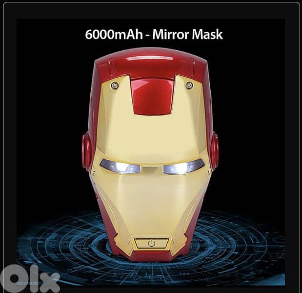 MARVEL Iron Man Head Power Bank (Limited) (original) / 4$ delivery 8