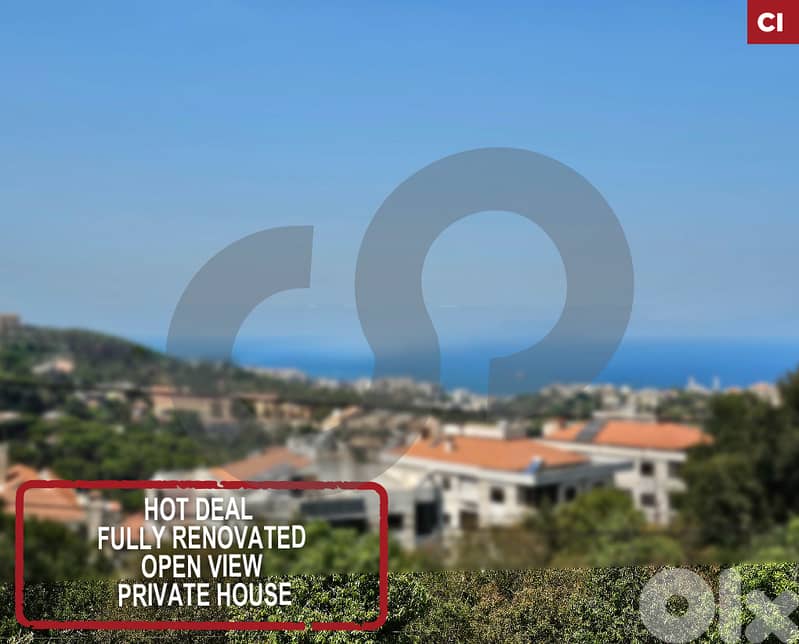 Hot Deal / renovated/ Open view -  Ain el rihany REF#CI124938 0