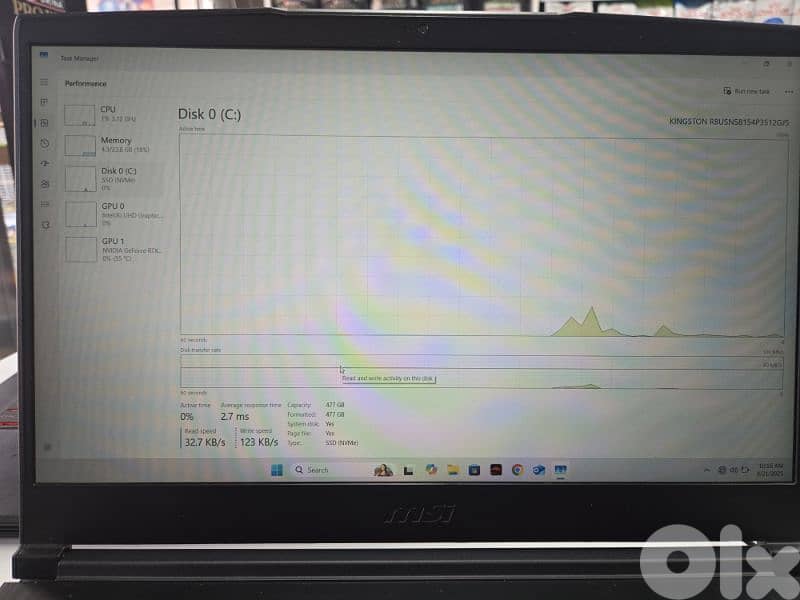 MSI i7 9th gen rtx 2060 6gb 24gb ram 4