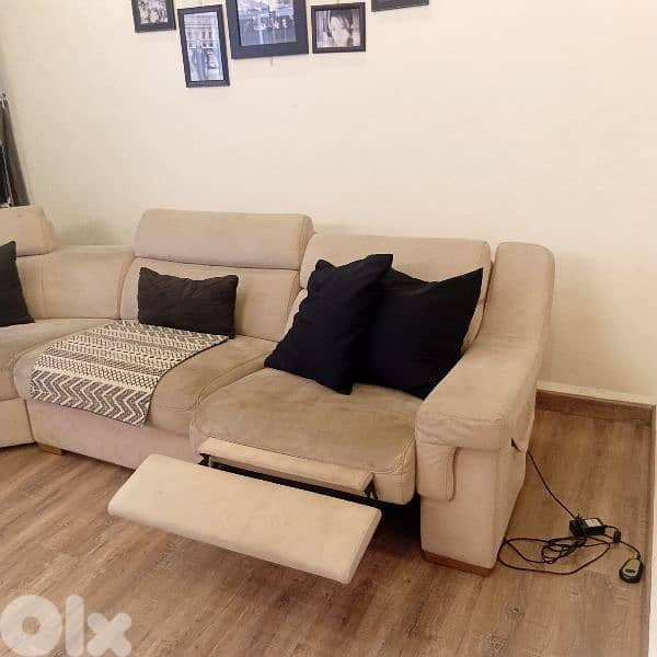 L-Shaped Living Room with a Recliner 2