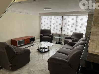 Louaizeh fully furnished duplex for rent with panoramic view #278