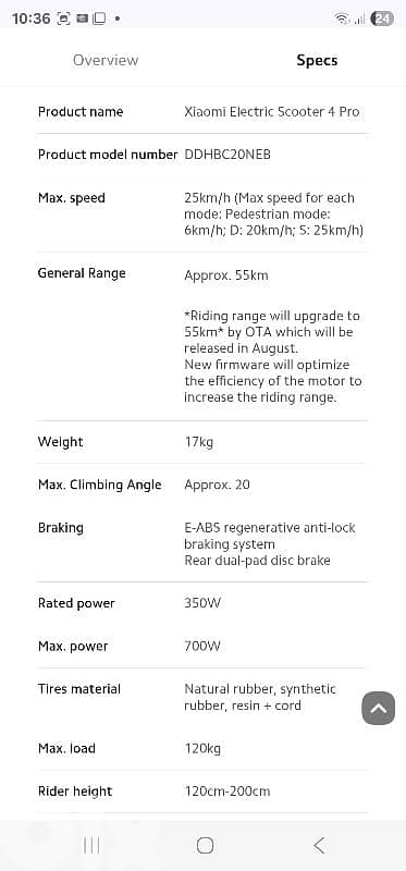 Xiaomi Scooter Pro 4 7