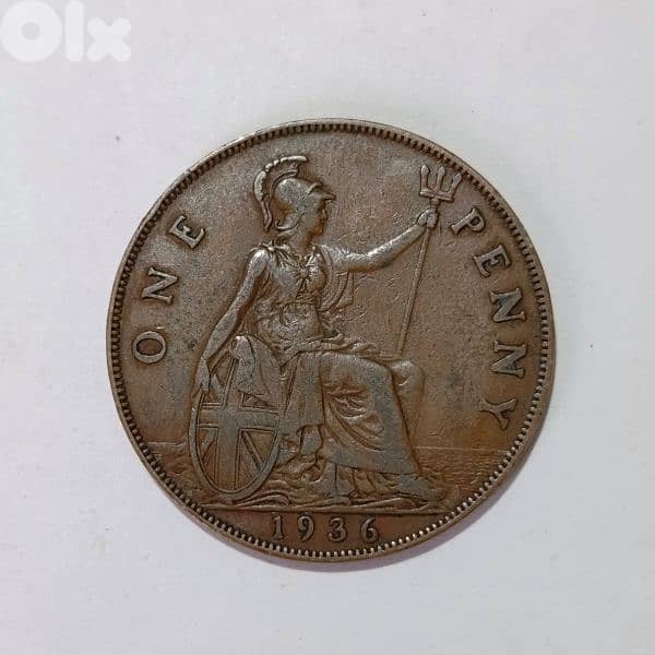 عملة بريطانية 1936 1