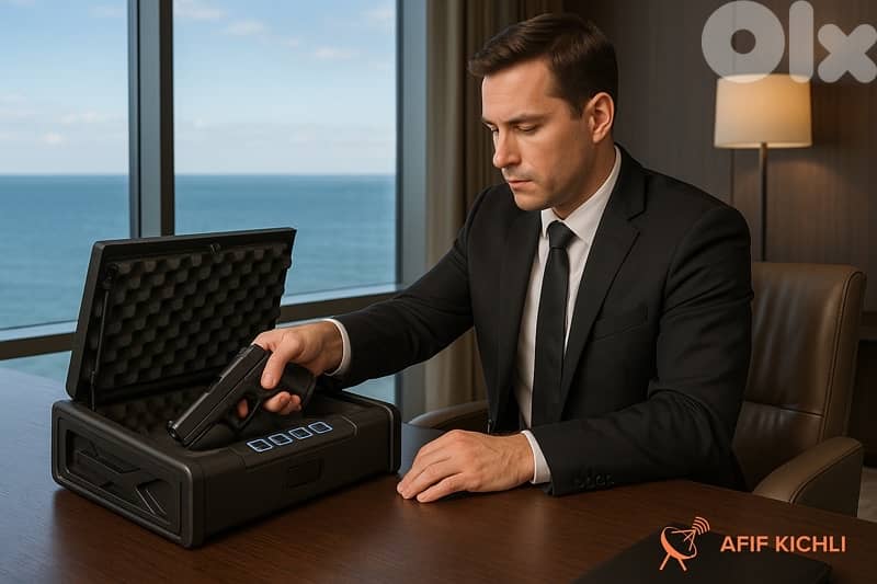 Pistol/Safe Box with Fingerprint 2