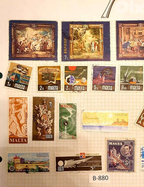 Malta since 1950's xv19 stamps Lot# B-880 0