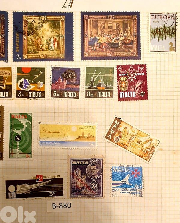 Malta since 1950's xv19 stamps Lot# B-880 1