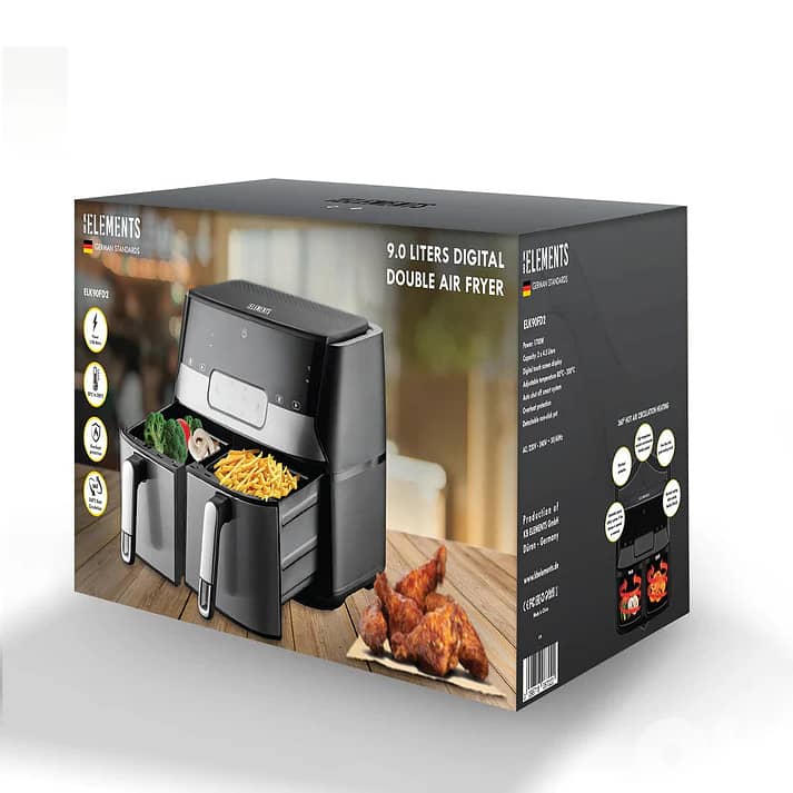 9.0 LITERS DOUBLE AIR FRYER DIGITAL 3