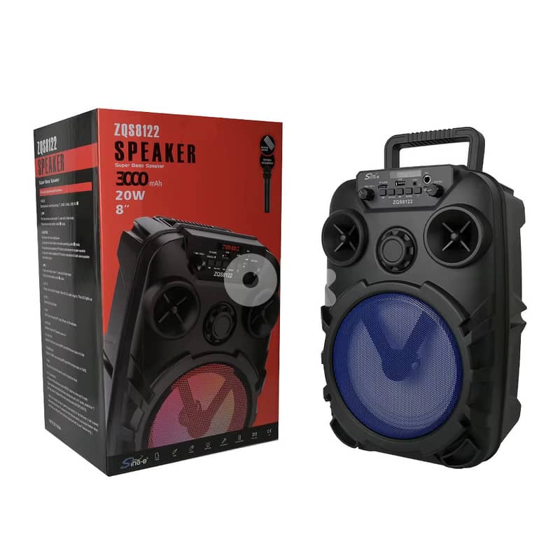 KARAOKE SPEAKER 1X8" - 8122 - وايرلس سبيكر 2