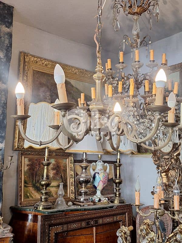 bronze flemish chandelier 1