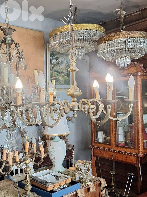 bronze flemish chandelier 2