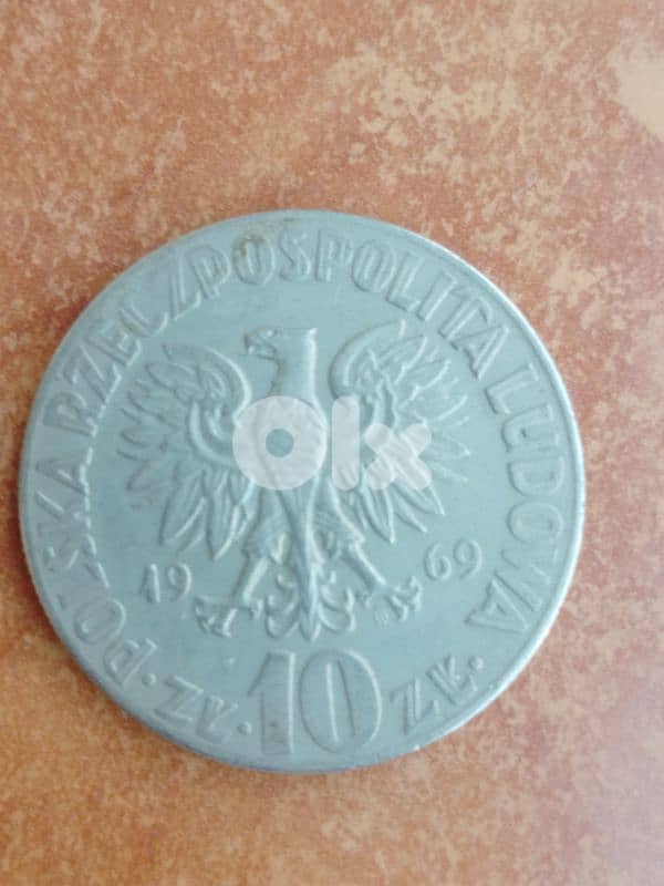 Coins Poland 10  zeloti 1969 1