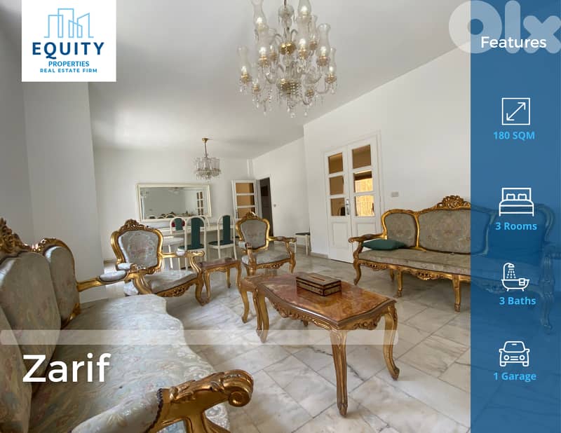 180 SQM Apartment For Rent In Zarif شقة للإيجار #HG1967200 0