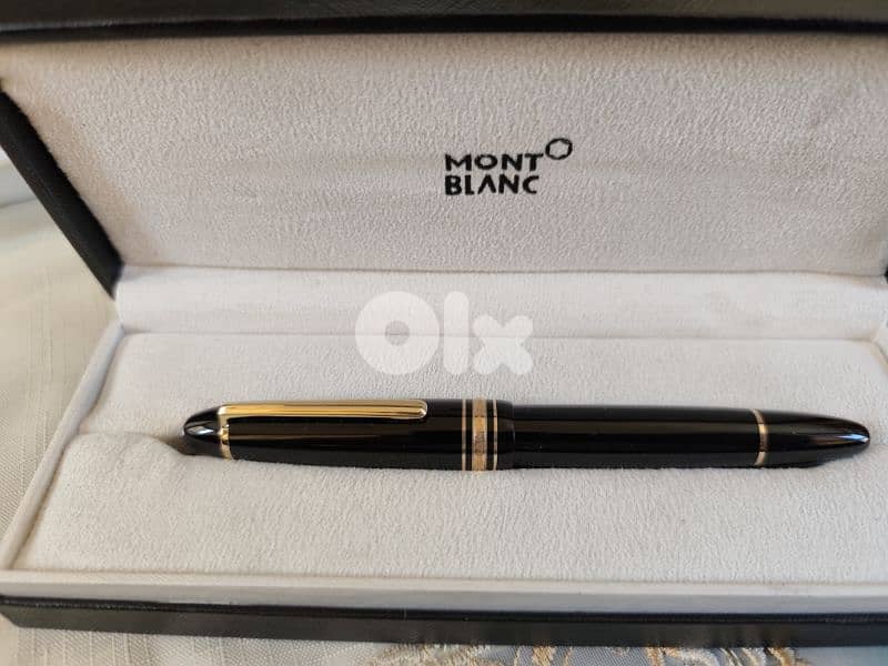 mont Blanc fountain pen the original Meisterstück4810,14k gold, 585 1