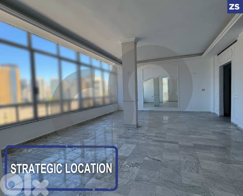 260sqm apartment for rent in ramlet el bayda REF#ZS125023 0