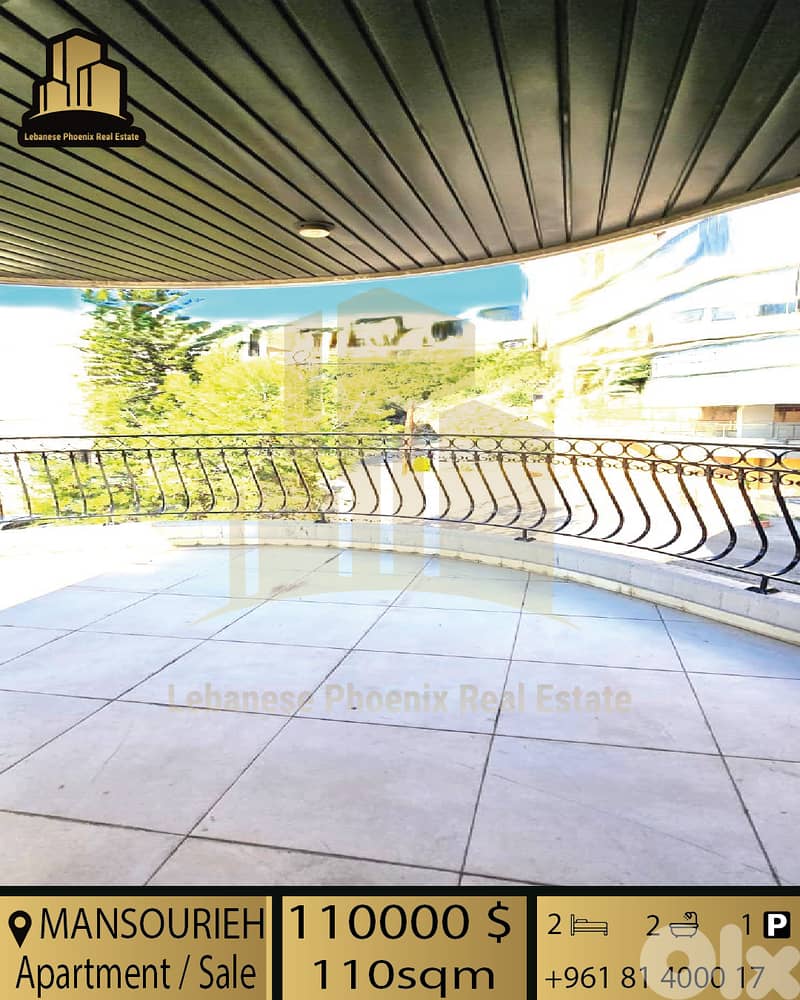 110sqm Fully Renovated & Fully Decorated apartment in Mansourieh 0