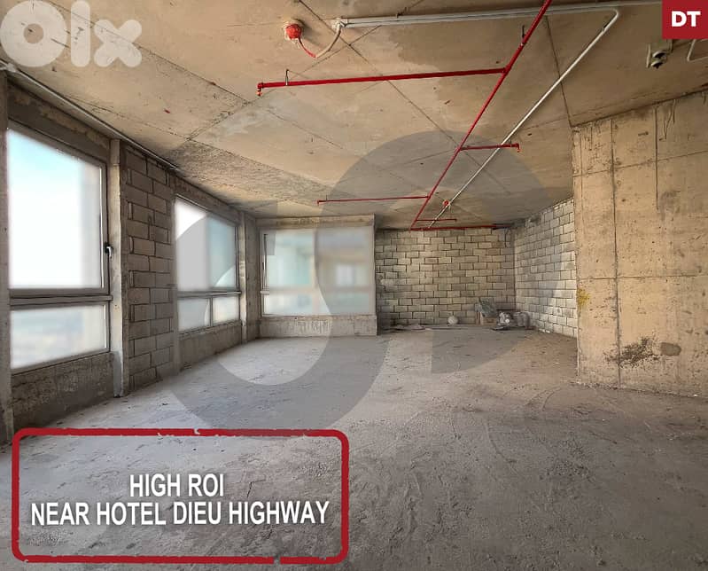 Office/Clinic – Open Space -Near Hotel Dieu ,AChrafieh  REF#DT125032 0