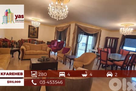 Kfarehbab 280m2 | Excellent Condition | Prime Location | Sea View | PA
