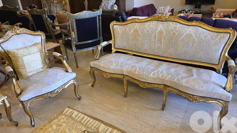 Classic Vintage Style Living Room صالون كلاسيك 2