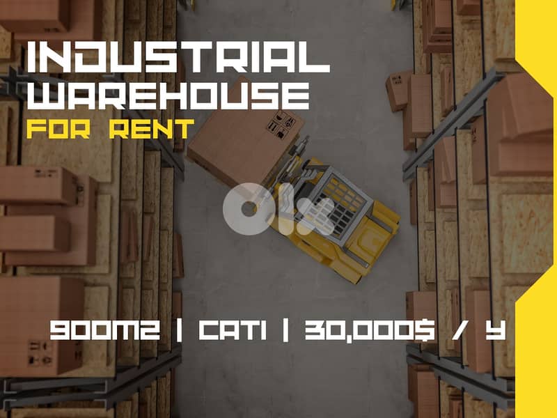 JH25-4311 Warehouse 900 m2 for rent in Fanar, $ 2,500 cash 0