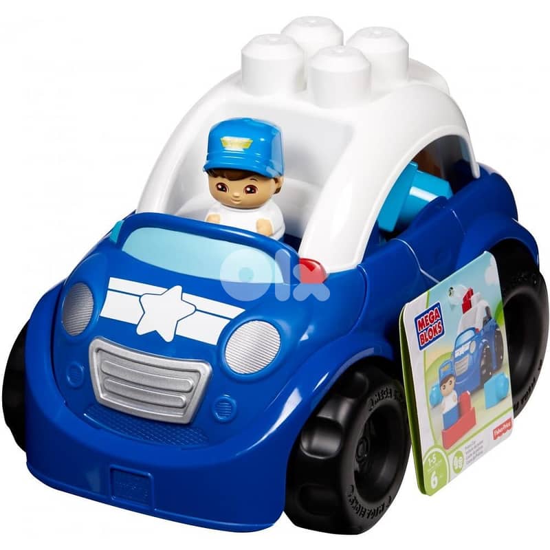 Mega blocks police car 0