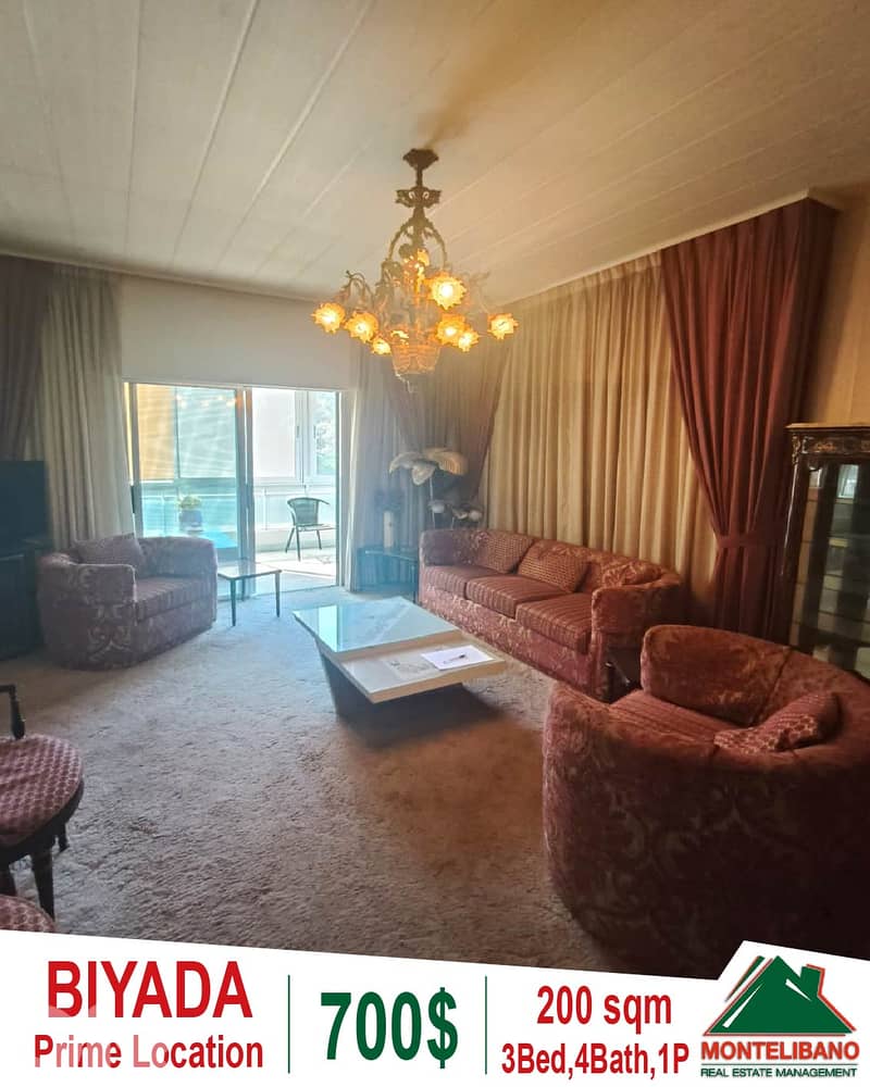 Prime Location Fully Furnished 200 sqm Apartment For Rent in Biyada !! 0