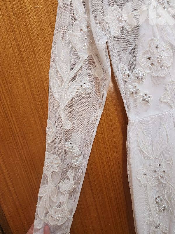 Beads embroidery  wedding or evening dress 38 mediumفستان عرس 3