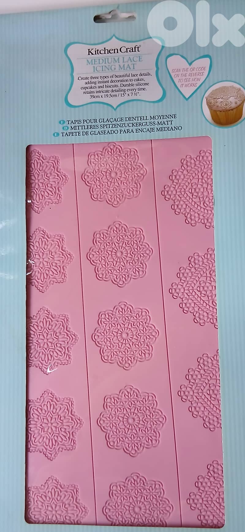 Kittchen Craft - medium lace icing mat 0