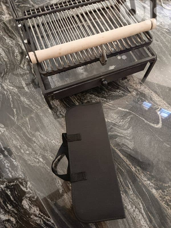 Flipping BBQ grill 1