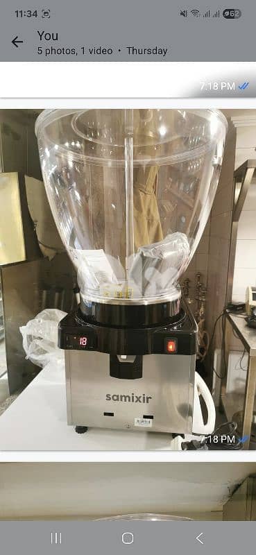 display fridge براد شلال للعصير 4
