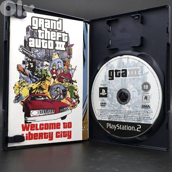 GTA 3 PS2 Original CD 1
