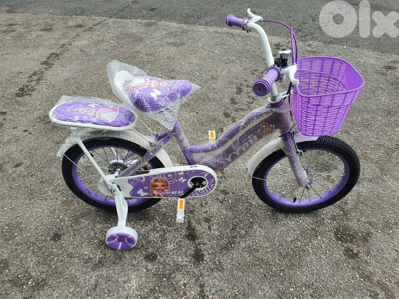 Bicycle Size 16" pink color Aluminium rims 0