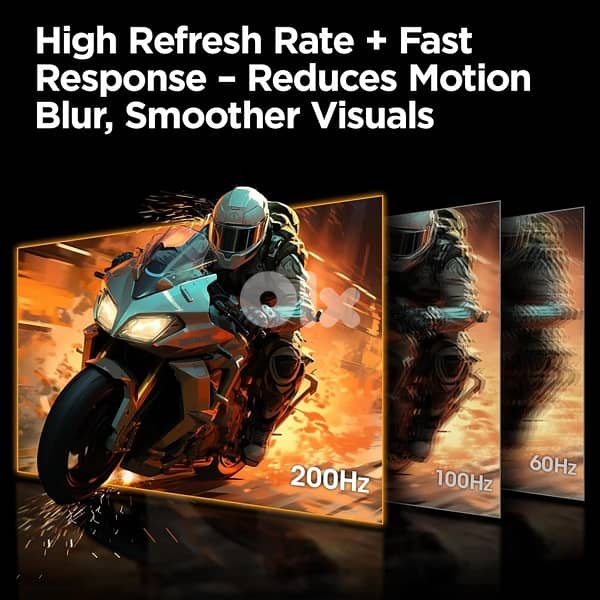 kooriu 24” gaming monitor 200hz fhd hdr400 7