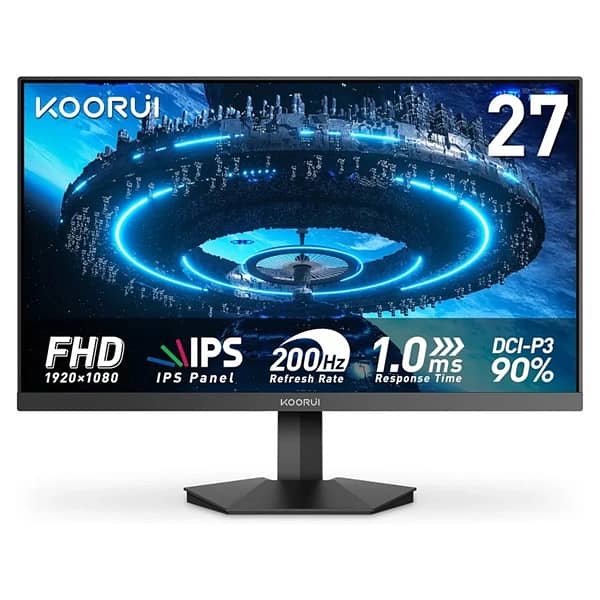 kooriu 27” fast ips 200hz fhd hdr400 gaming monior 0