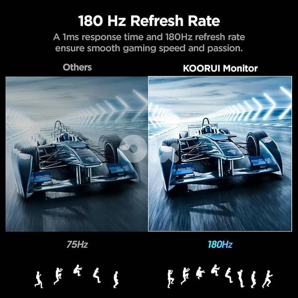kooriu 24” curved fhd 180hz gaming monitor 3