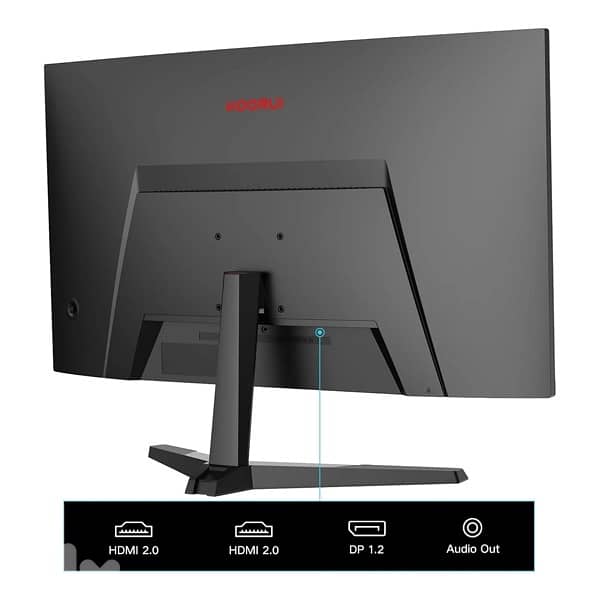 kooriu 24” curved fhd 180hz gaming monitor 8