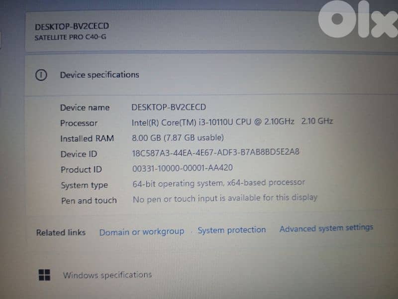 dynabook [toshiba] laptop used 1