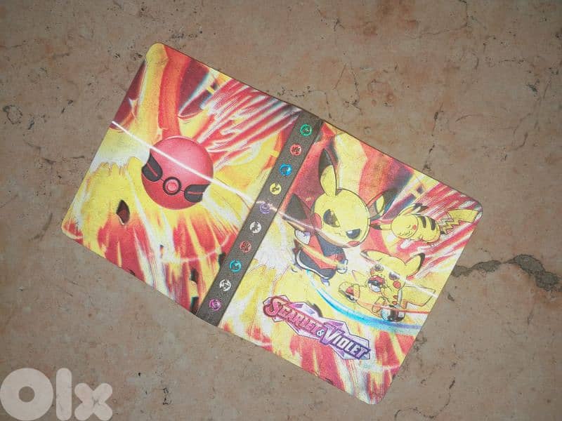 pokemon album + silver water proof cards 1