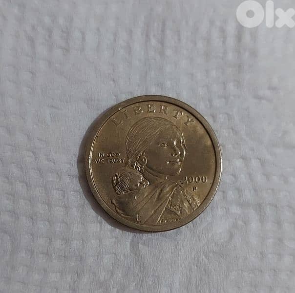 USA  One Dollar Sakajawa Indian Woman year 2000 1